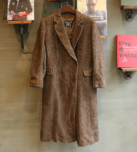 Burberry Prorsum Shetland Tweed Coat For Women]