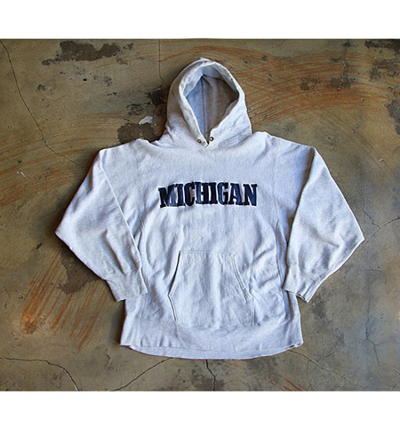80`s Champion Reverse Weave Sweat Hooded Shirt (100,105)]