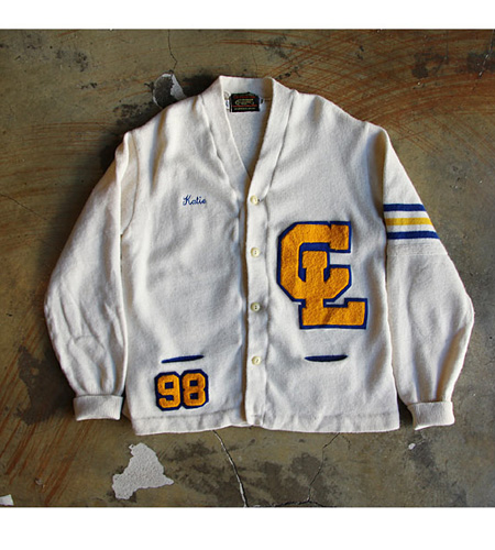 90`s Skookum Letterman Sweater Cardigan 