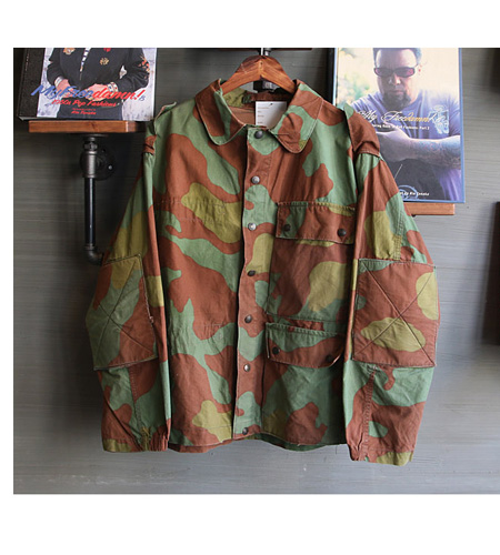 60`s~70`s Italian Army 'San Marco' Camo Shooting Jacket (100)]