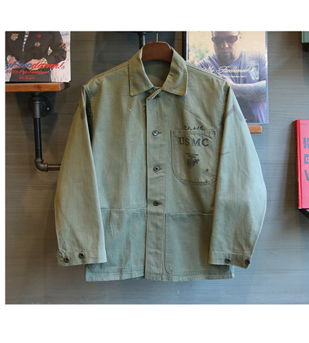 WWII `s USMC P Hbt Utility Jacket