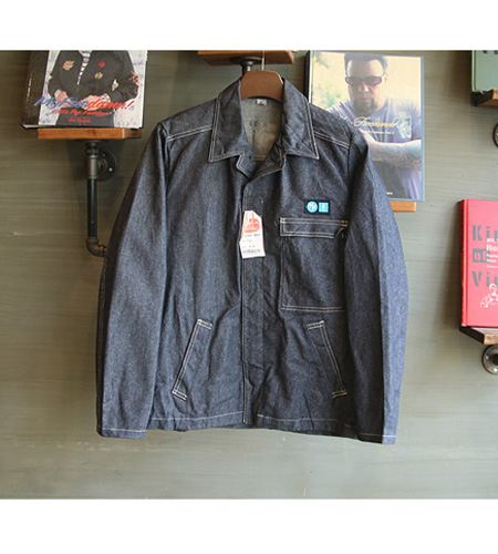 70`s Adolphe Lafont French Denim Work Jacket - Dead Stock (95,100)]