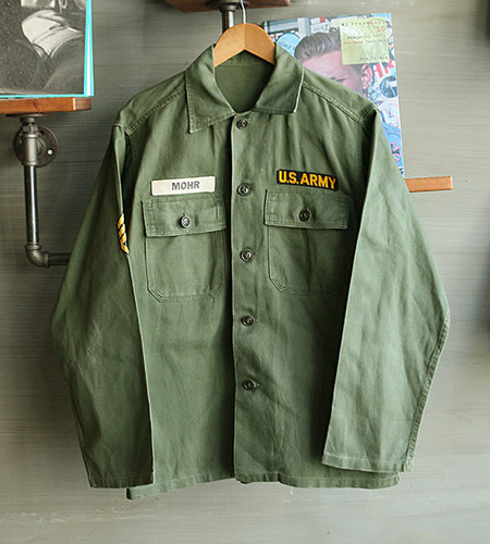 60S US ARMY OG107 UTILITY SHIRT JACKET（TP-107 Type 2