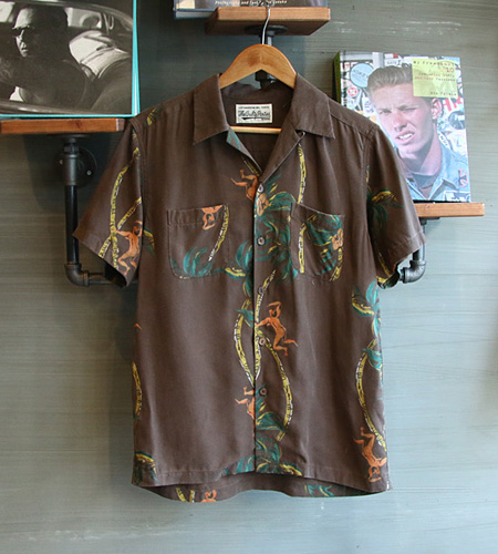 Wacko Maria Palm Tree Climber Hawaiian Shirt (95,100)]