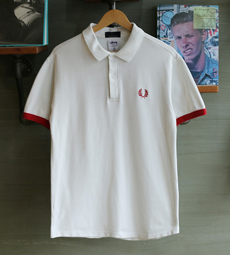 Fred Perry stussy polo shirt サイズ42 フレッドペリーシャツ メンズ