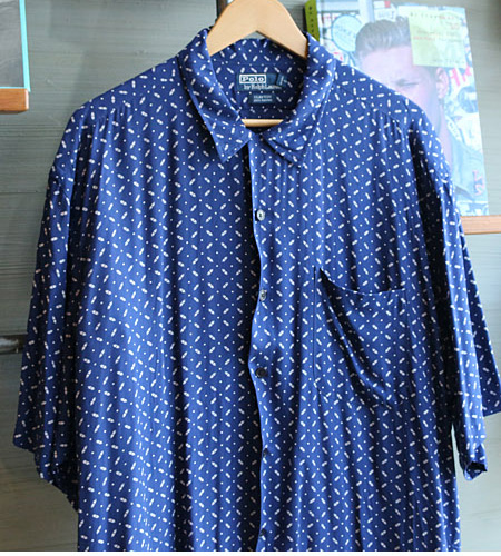 Ralph Lauren Clayton Open Collar Rayon Shirt (110)]