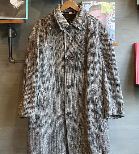 Aquascutum Irish Tweed Balmacan Coat 