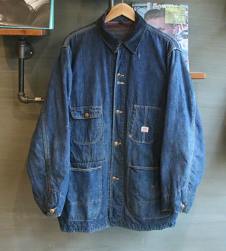 50`s Hercules Blanket Lined Denim Chore Jacket (100)]